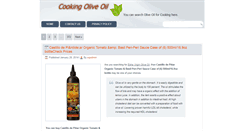 Desktop Screenshot of cookingoliveoil.info